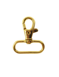 Metal carabiner - Gold 40 x 30 mm