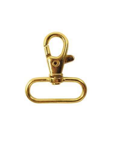 Metal carabiner - Gold 40 x 30 mm