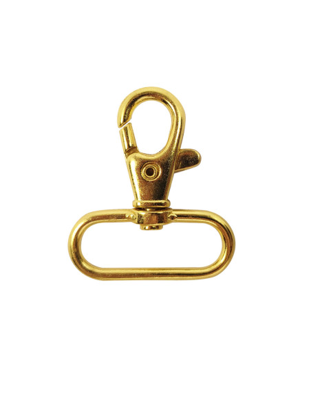 Metal carabiner - Gold 40 x 30 mm