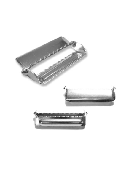 Adjustment loop for straps - Silver 24 mm