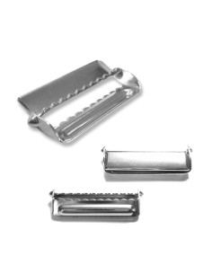 Adjustment loop for straps - Silver 30 mm