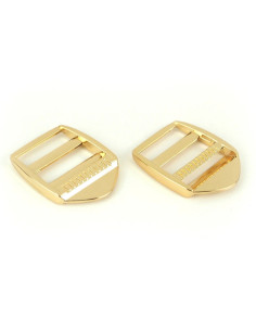 Gold metal adjustment loops 25 mm