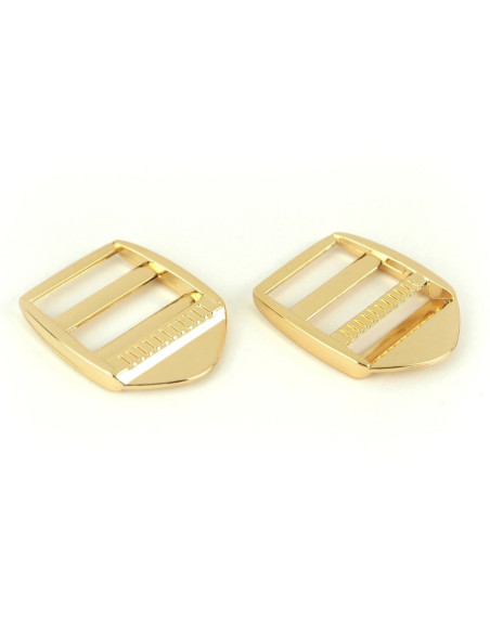 Gold metal adjustment loops 25 mm