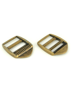 Bronze metal adjustment loops 25 mm