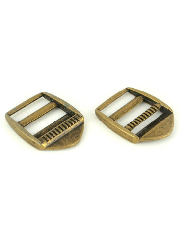 Bronze metal adjustment loops 25 mm