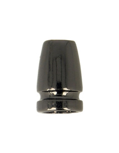 Dark gray metal cable clamp