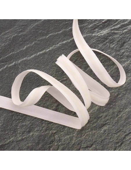 Velvet grosgrain ribbon - Cream