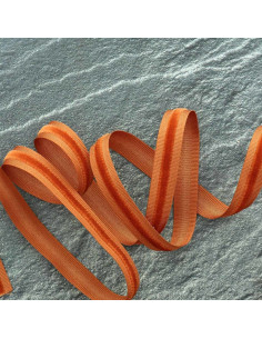 Velvet grosgrain ribbon - Terracotta