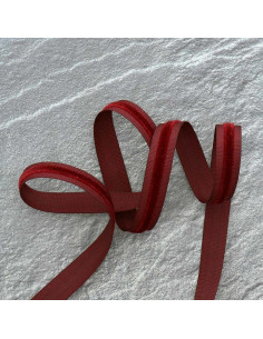 Velvet grosgrain ribbon - Bordeaux
