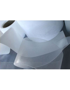 Double-sided iron-on reinforcement for eyelets
