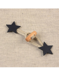 Brandenburg star imitation - Navy blue