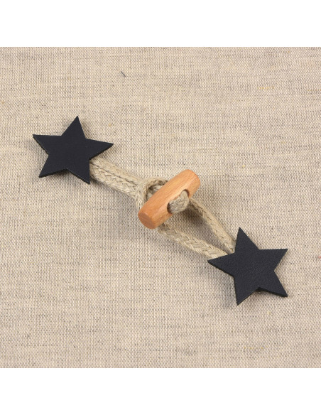 Brandenburg star imitation - Navy blue