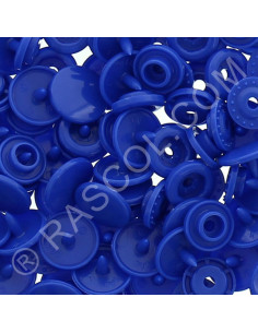 Pack of 25 KAM round resin snaps - Royal Blue