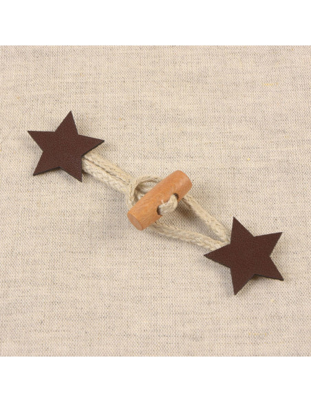 Brandenburg star imitation - Brown