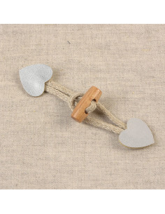 Brandenburg heart imitation - Silver