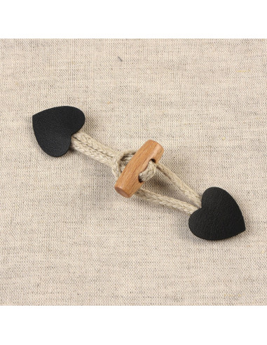 Brandenburg heart imitation - Black