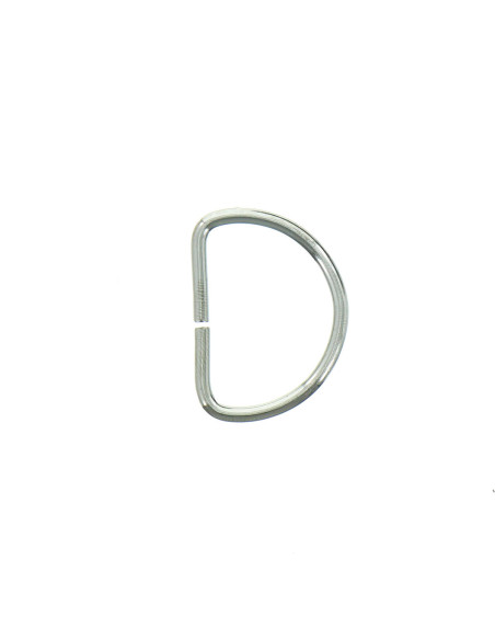 25 mm D-ring - Silver