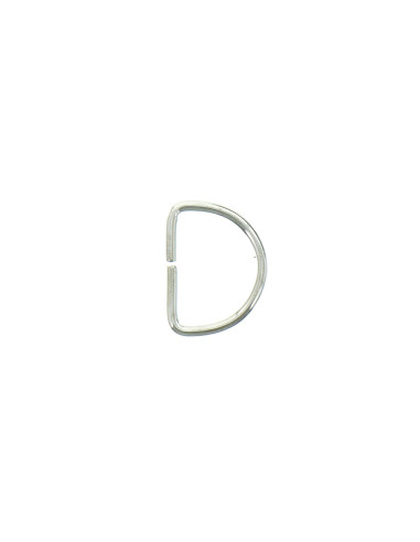 20 mm D-ring - Silver