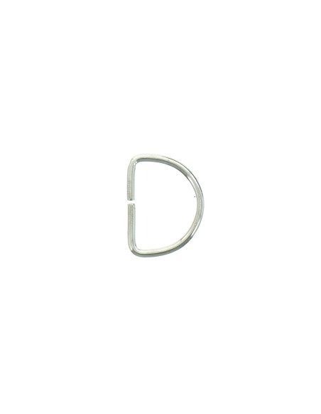 20 mm D-ring - Silver