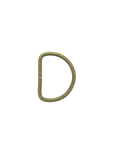 25 mm D-ring - Bronze