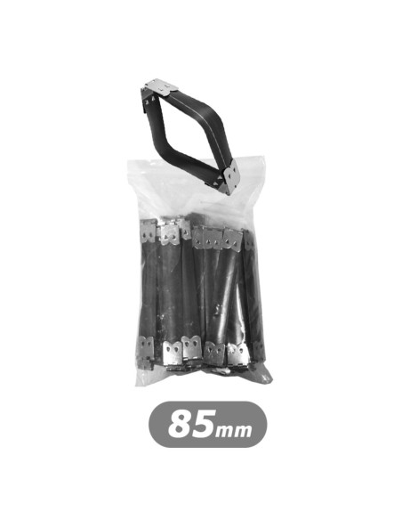 Set of 50 ratchet clasps - 85 mm