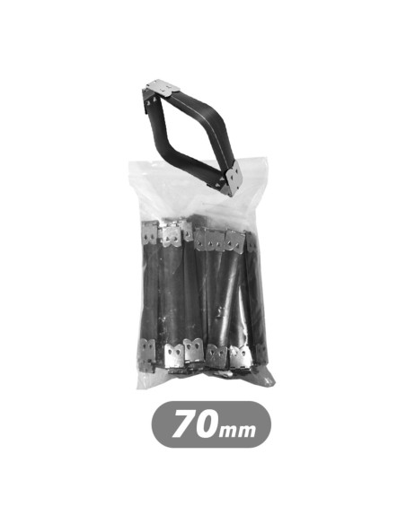 Set of 50 ratchet clasps - 70 mm