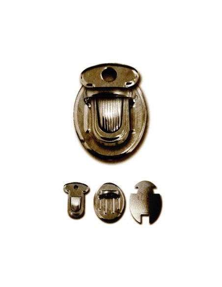 Mini closure for satchel 25 x 18 mm - Bronze
