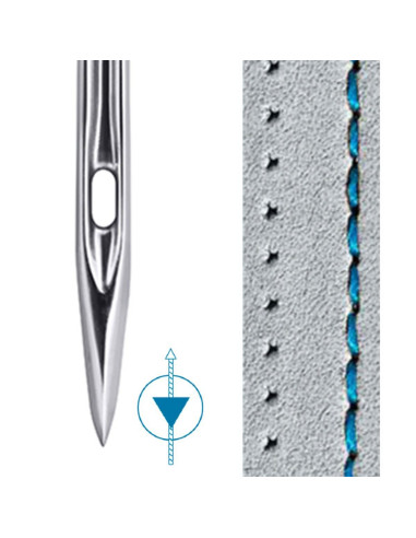 Schmetz half-triangle leather needles