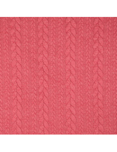 Twisted Sweatshirt Fabric - Raspberry