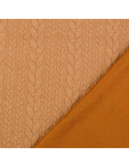 Twisted Sweat Fabric - Camel