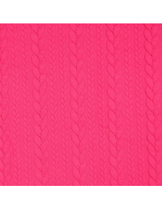 Twisted Sweat Fabric - Fuchsia