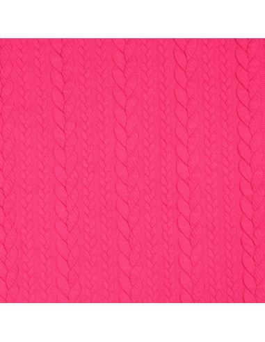 Twisted Sweat Fabric - Fuchsia