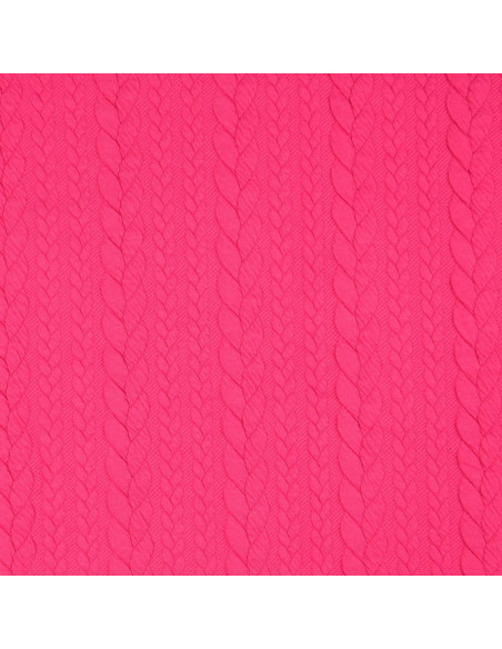Twisted Sweat Fabric - Fuchsia