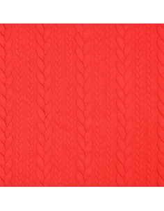 Twisted Sweat Fabric - Red