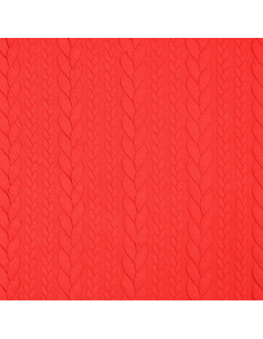 Twisted Sweat Fabric - Red