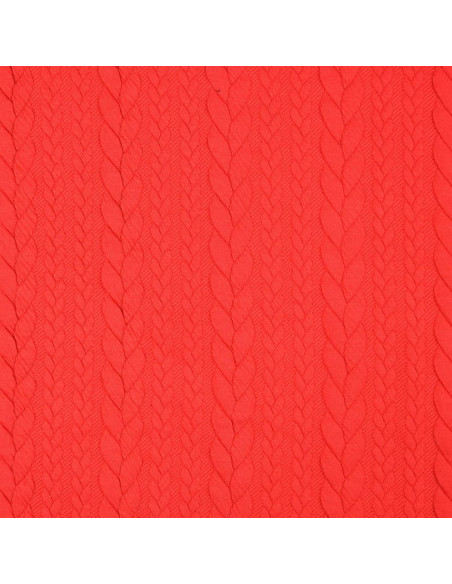 Twisted Sweat Fabric - Red