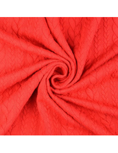 Twisted Sweat Fabric - Red 2