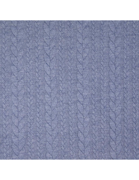 Twisted Sweat Fabric - Denim