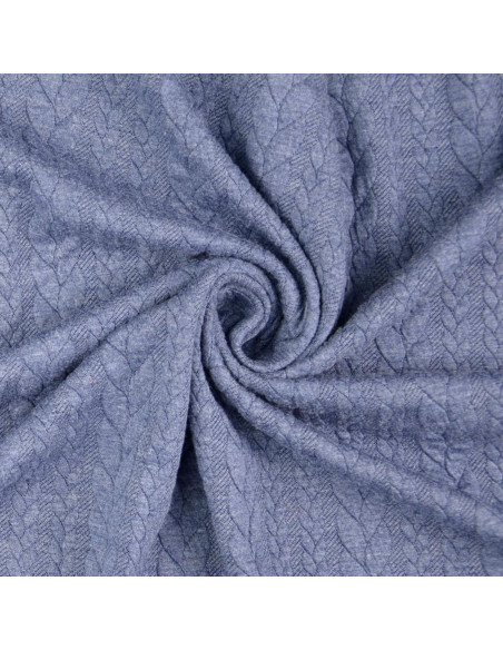 Twisted Sweat Fabric - Denim