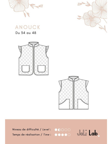 Anouck Vest Pattern - Joli Lab