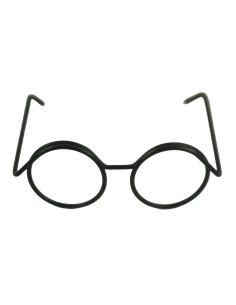 Set of 5 pairs of glasses for amigurumi 35 mm - Black