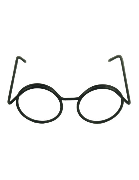 Set of 5 pairs of glasses for amigurumi 35 mm - Black