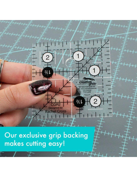 Creative Grids 2.5" x 2.5" Square Quilting Ruler