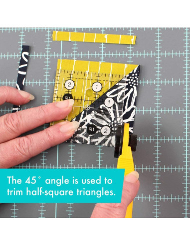 Creative Grids 2.5" x 2.5" Square Quilting Ruler