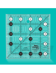 Creative Grids 4.5" x 4.5" square quilting ruler 2
