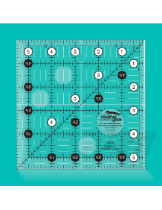 Creative Grids 5.5" x 5.5" square quilting ruler 2