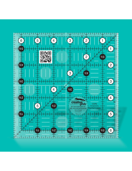 Creative Grids 6.5" x 6.5" Square Quilting Ruler