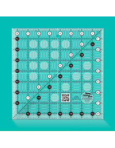 Creative Grids 8.5" x 8.5" square quilting ruler 2