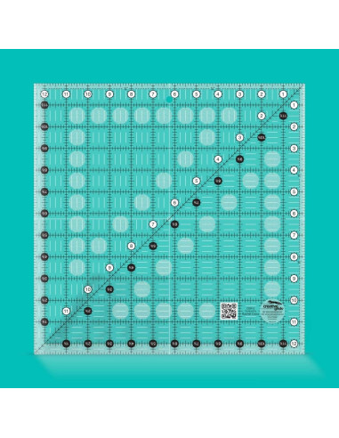 Creative Grids 12.5" x 12.5" square quilting ruler