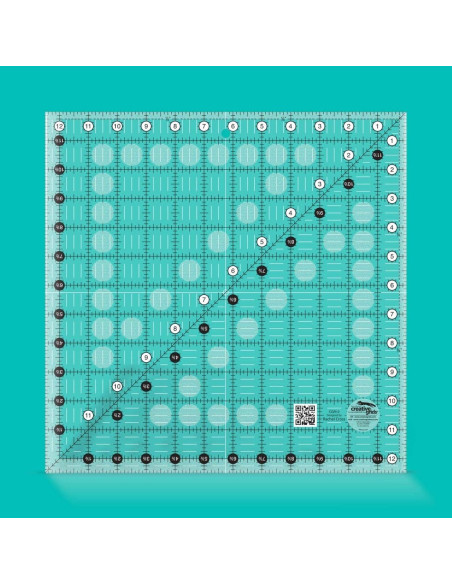 Creative Grids 12.5" x 12.5" square quilting ruler